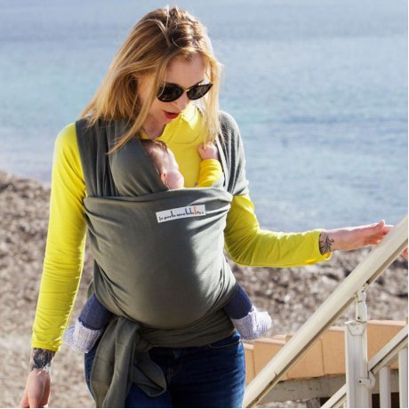 Fascia elastica Je Porte Mon Bébé - Love Radius - Misty Green
